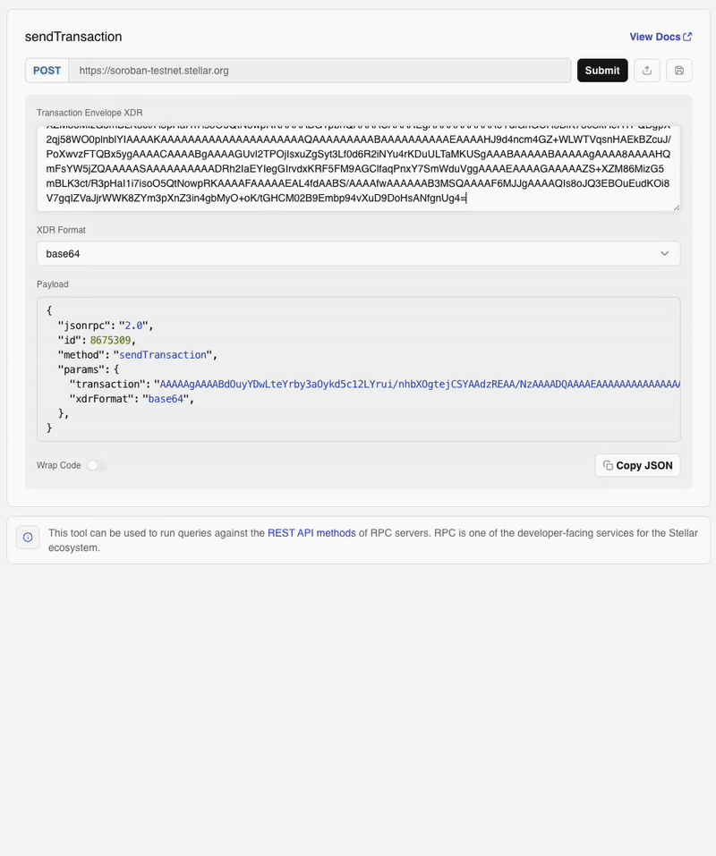 Lab: sendTransaction